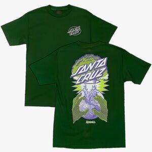 Santa Cruz Crystal Ball Print Graphic T Shirt Mens Size Medium